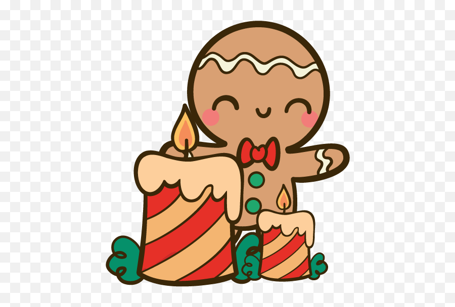Christmas Csndle Gingerman Svg Graphic By Berkahjaya Emoji,Ginger Man Emoji