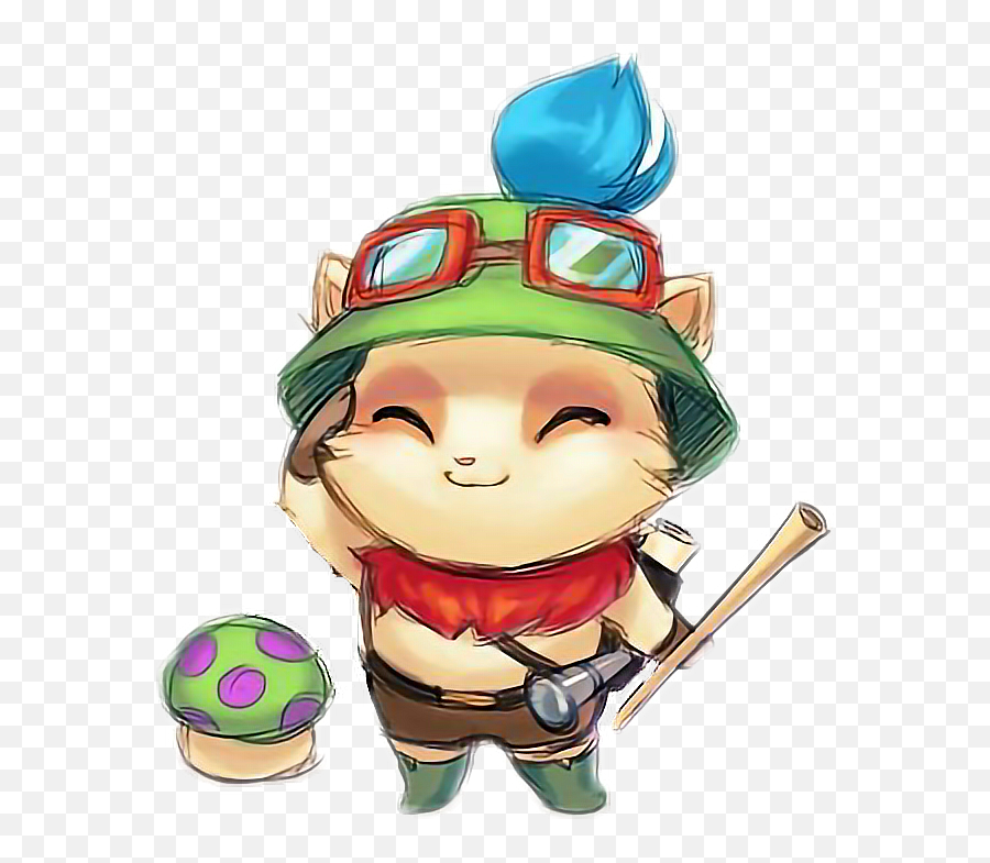 Download Teemo Lol Teemo Lol - Teemo League Of Legends Png Emoji,Teemo Emoji