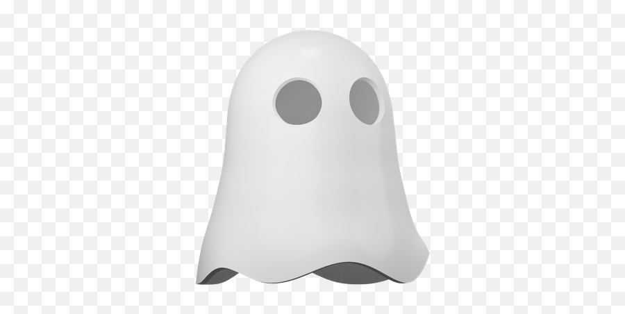 Premium Ghost 3d Illustration Download In Png Obj Or Blend Emoji,Haunted Emoji
