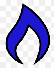 Blue Flame Png Svg Clip Art For Web - Vertical Emoji,Flame Emoji Pillow