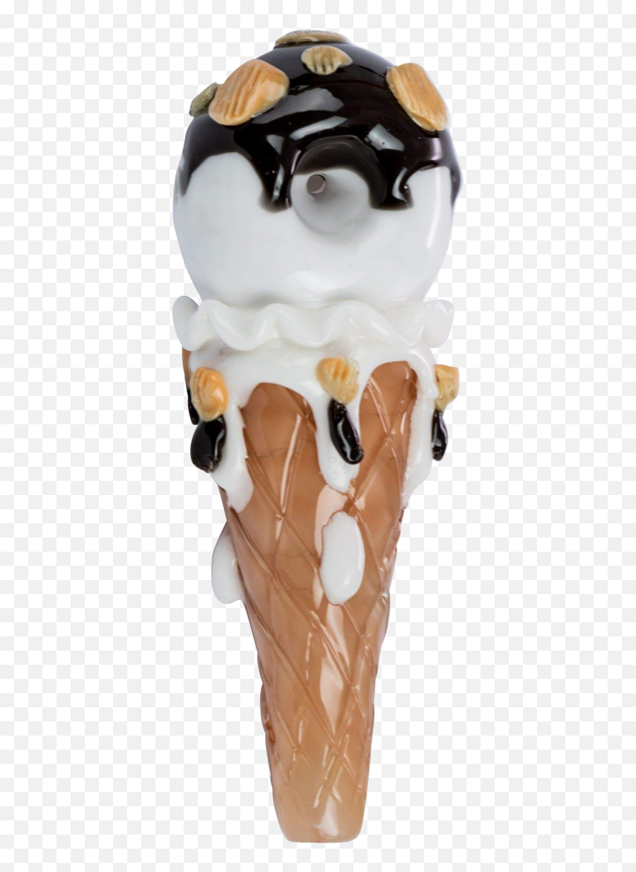 Empire Glassworks Hazel - Nug Ice Cream Pipe Gelato Emoji,Sundae Emoji