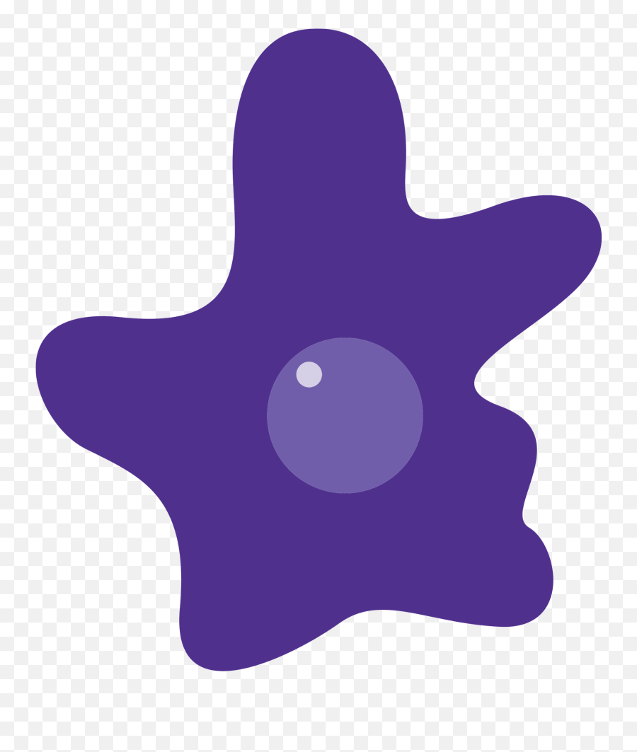 Amoeba Cell Clipart - Transparent Amoeba Clipart Emoji,Amoeba Emoji