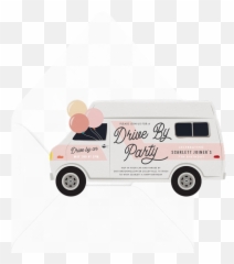 Drive By Parade Invitations In Pink Greenvelopecom - Triglav National Park Emoji,Custom Emoji Invitations