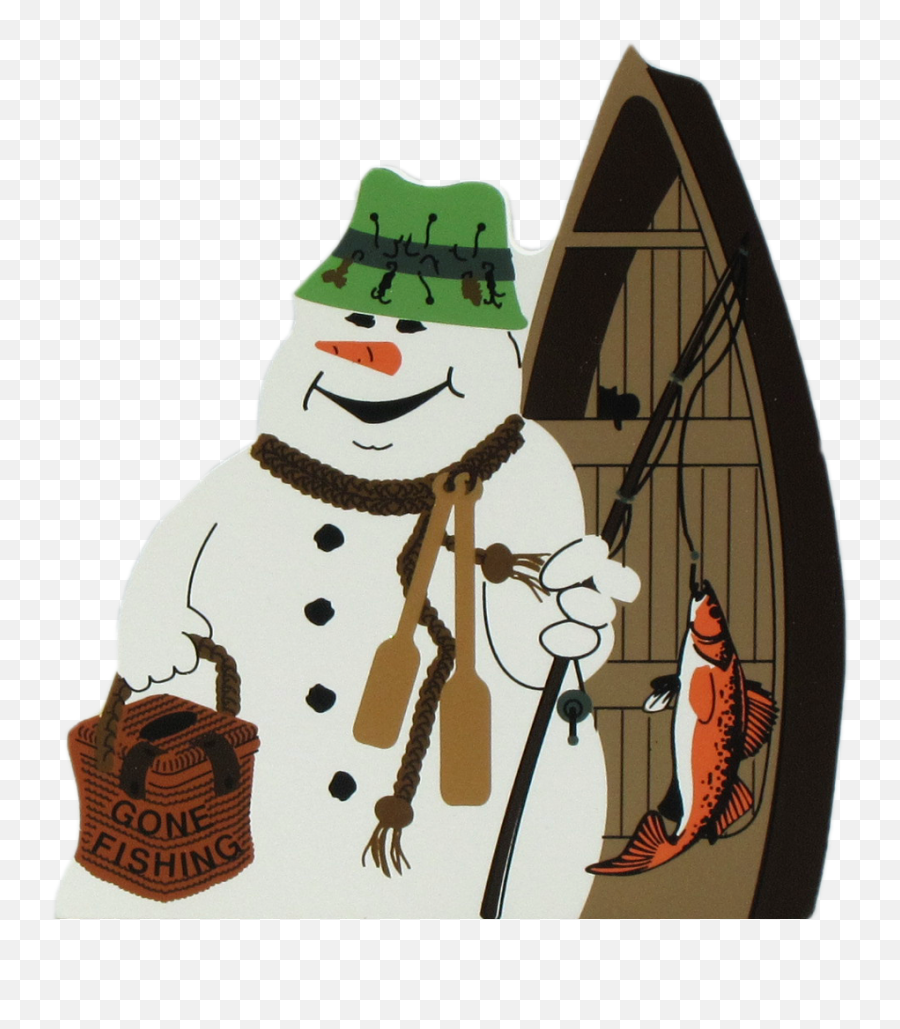 Free Fishing Snowman Cliparts Download - Fishing Snowman Emoji,Gone Fishing Emoji