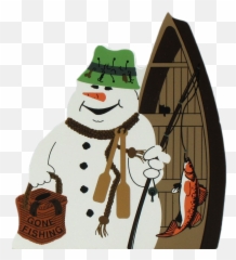 Free Fishing Snowman Cliparts Download - Fishing Snowman Emoji,Gone Fishing Emoji
