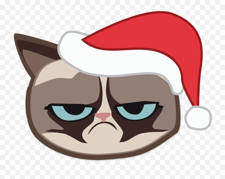 Grumpy Cat Png - Grumpy Cat Santa Skechers Grumpy Cat Grumpy Cat Emoji Png,Grumpy Cat Emojis