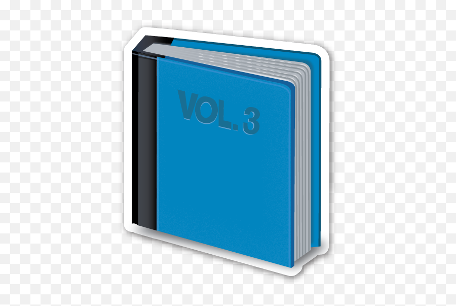 Blue Book - Book Vol 1 Emoji No Png,Volume Emoji