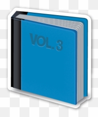 Blue Book - Book Vol 1 Emoji No Png,Volume Emoji
