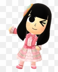 Alysa Miitomo Miifoto Mii Character - Girly Emoji,Miitomo Emoji