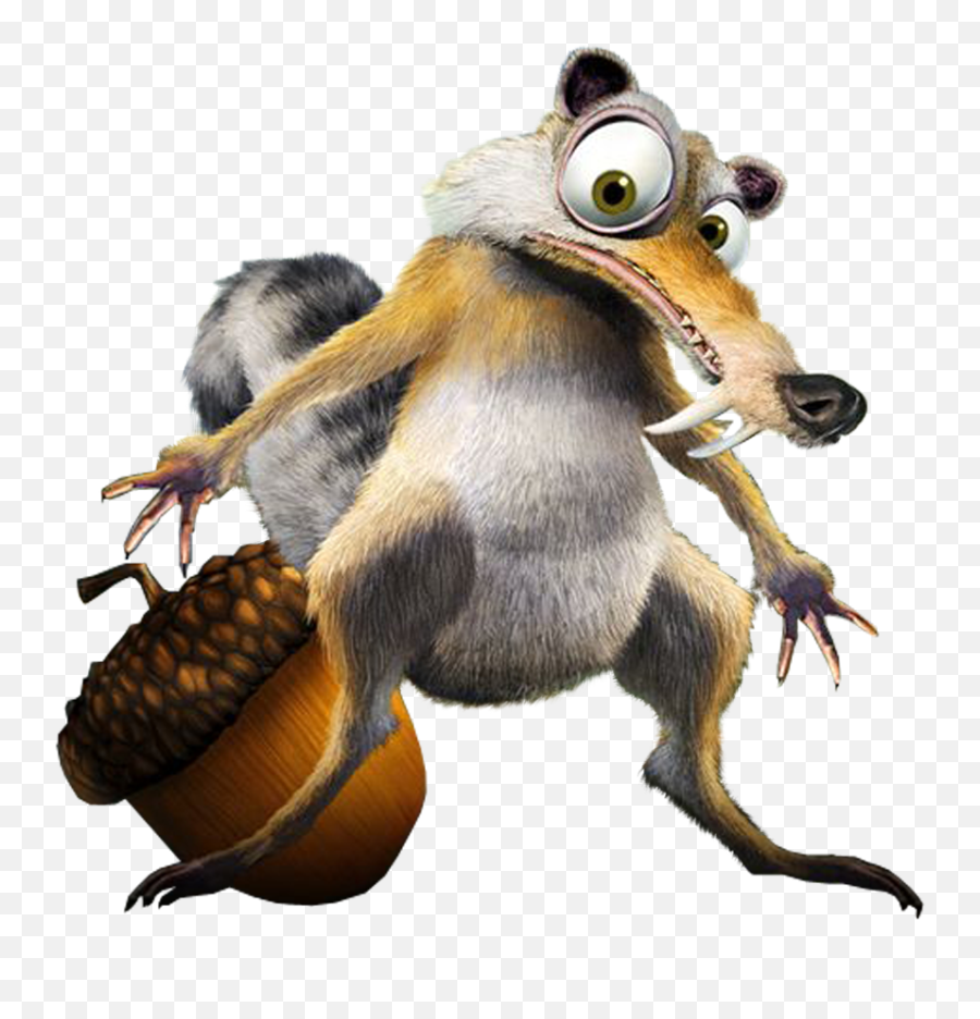 Ice Age Squirrel Png Image - Scrat Ice Age Png Emoji,Emoticons Ice Age