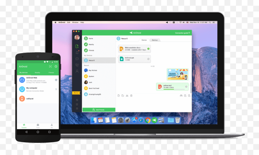 Download Airdroid Apps For Business And Personal Use - Cast Smartphone To Pc Windows 7 Emoji,Baixar Emotions Para O Facebook