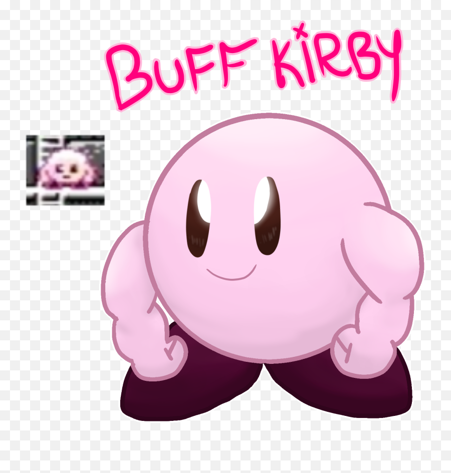 Daxerdoodle Kirby - Happy Emoji,Buff Emoticon