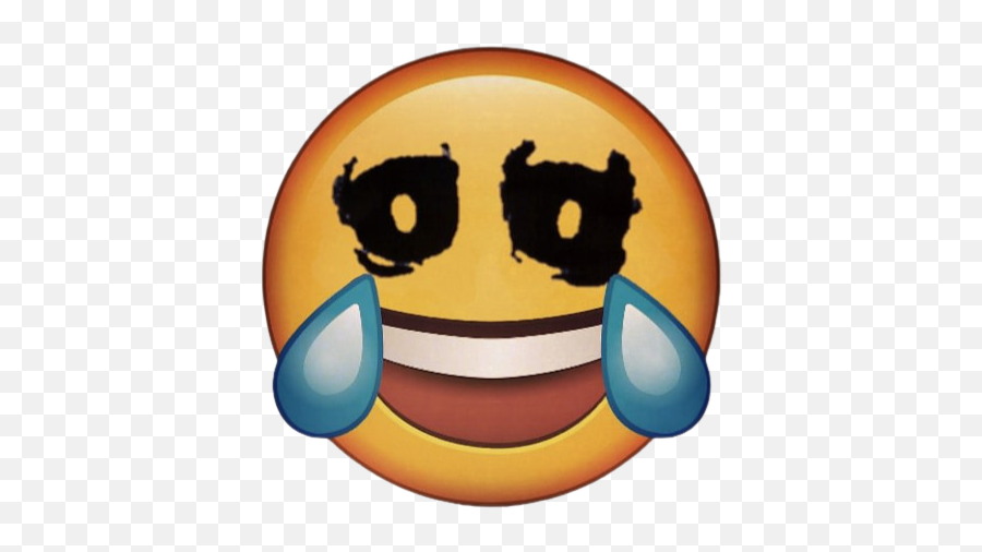 Cursed Emoji Funny Form Of Popular Symbols - Laugh Cry Emoji Png,Talking Emojis