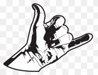 Shaka - Hang Loose Hand Sign Emoji,Shaka Emoji