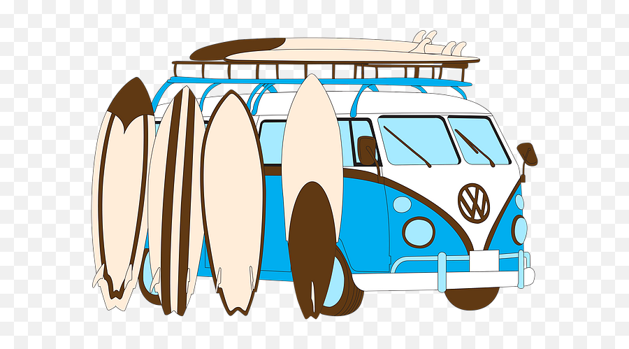 The Volkswagen Type 2 - Commercial Vehicle Emoji,Vw Hippie Emoji