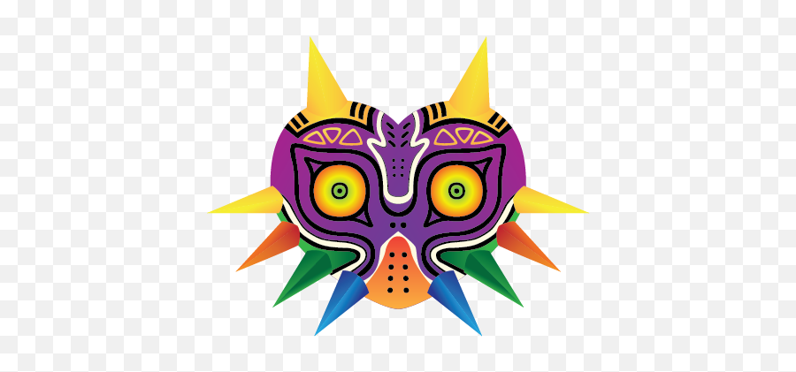 Zelda Majoras Mask Tattoo Design On Behance Emoji,Cool Emotion Mask Tattoo