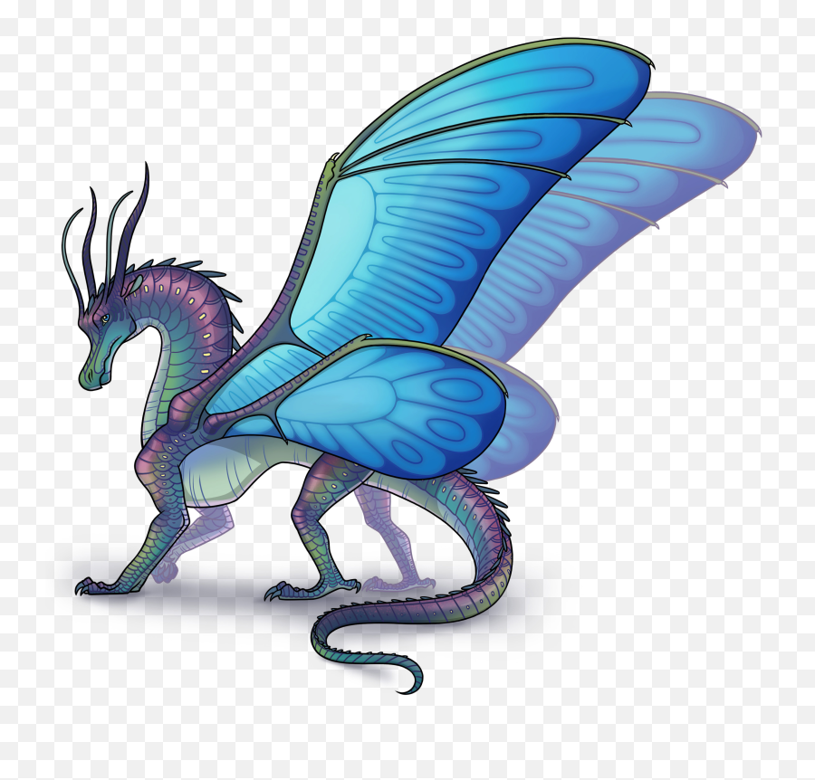 Blue - Silkwing Wings Of Fire Emoji,