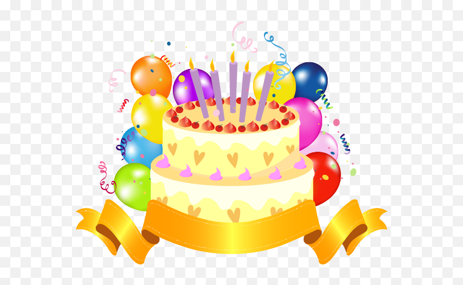 Download Cake Golden Birthday Torta Vector Free Download - Birthday Cake Clipart Emoji,Borthday Cake Emoticon