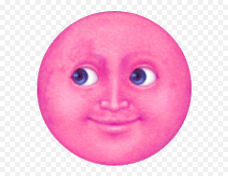 Pink Moon Emoji Transparent Png Image - Black Moon Emoji Hd,Moon Emoji