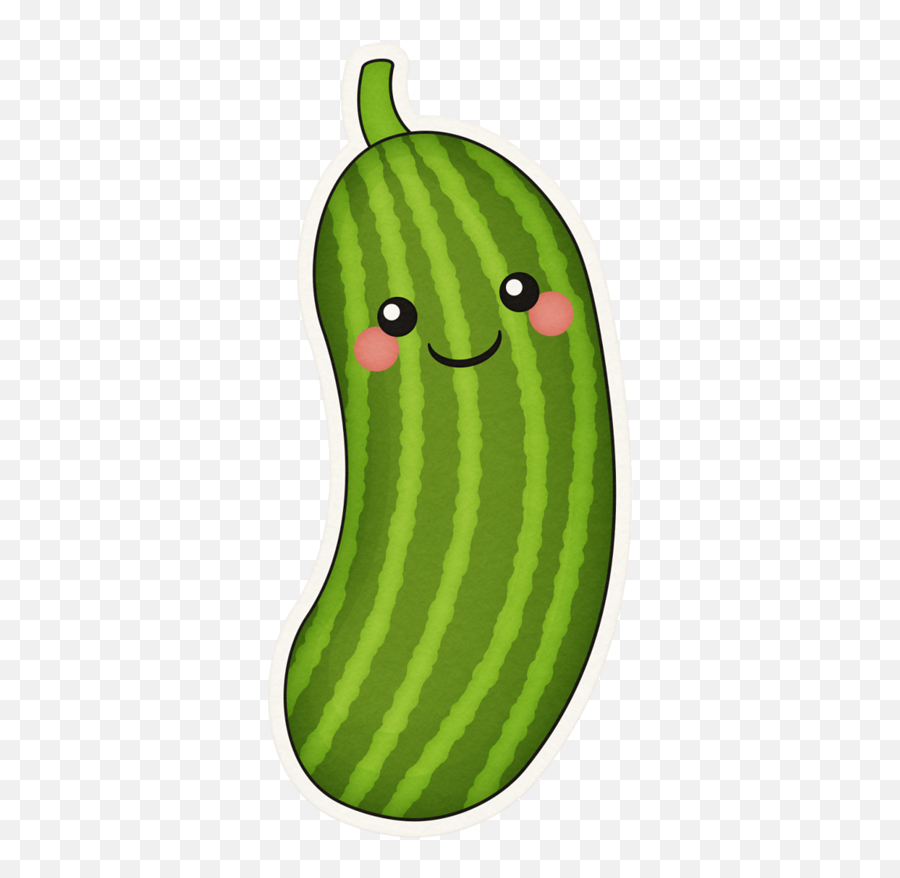 450 Emojis Ideas - Cucumber With Face Clipart,Purple Cucumber Emoticon
