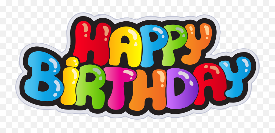 Happy Birthday Png Clip Art Image - Gambar Happy Birthday Png Emoji,Birthday Text Emoji Art