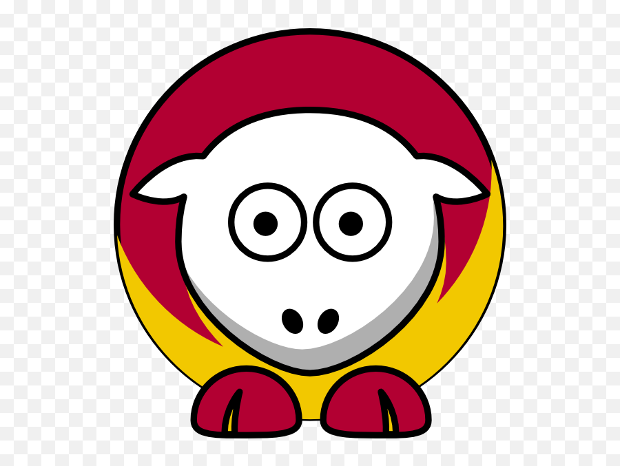 Sheep 3 Toned Kansas City Chiefs Team - Sheep Iowa State Cyclones Emoji,Kc Chiefs Emoticon