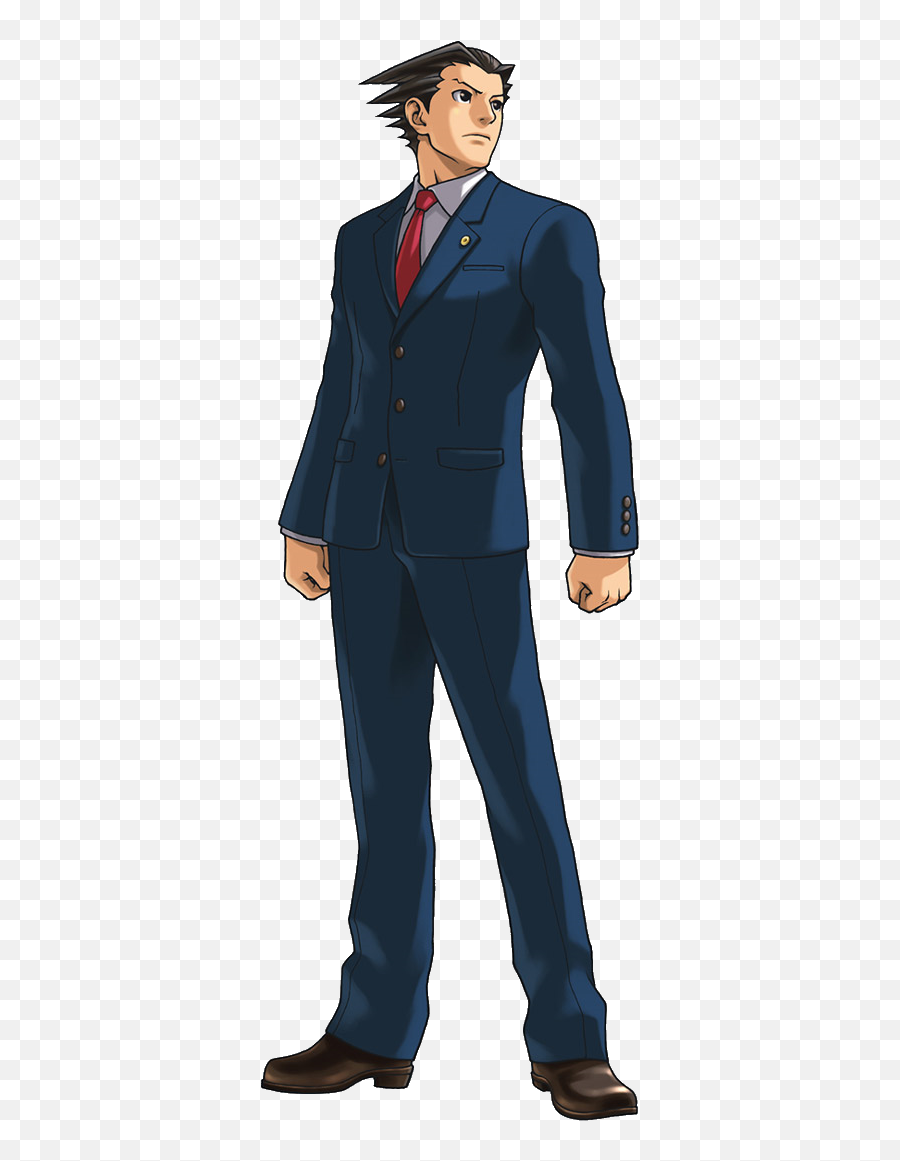 Ace Attorney - Phoenix Wright Suit Emoji,Emotion Matrix Phoenix Wright