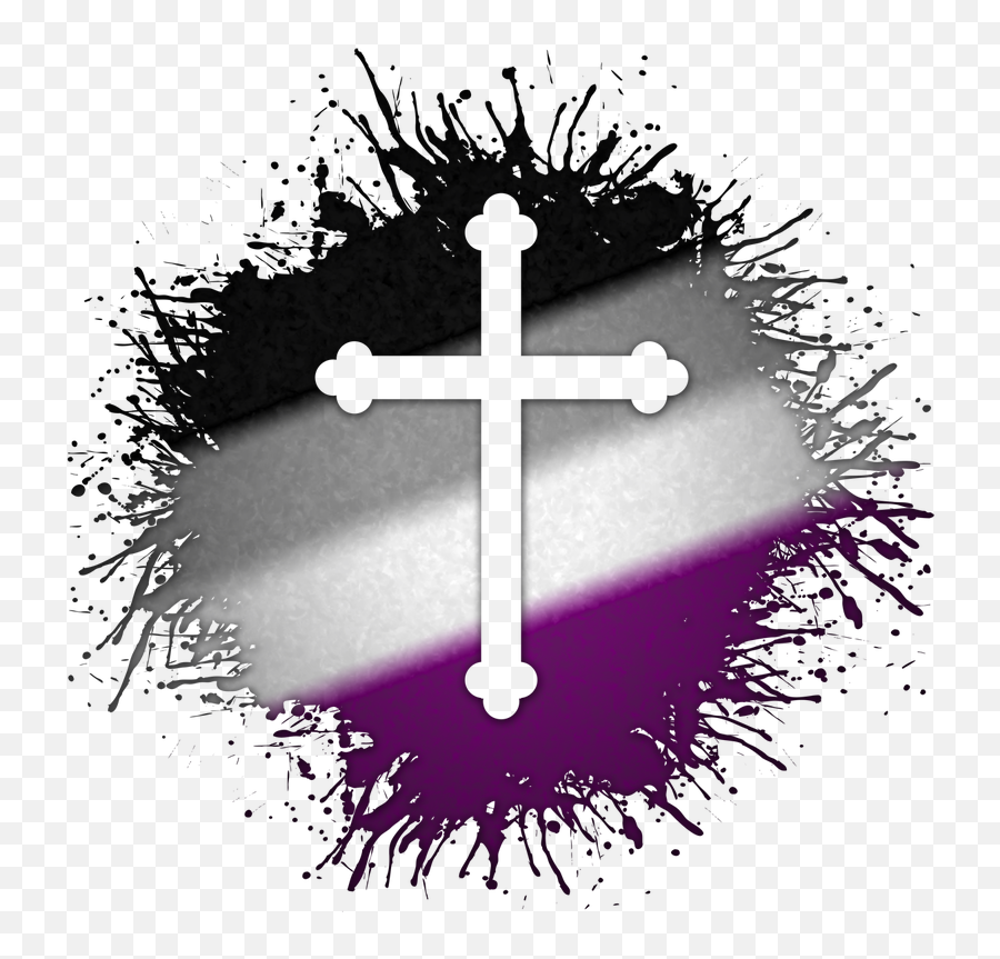 Asexual Cross Gifts Gear - Rainbow Star Of David Emoji,Cross Emoticon Number Pad