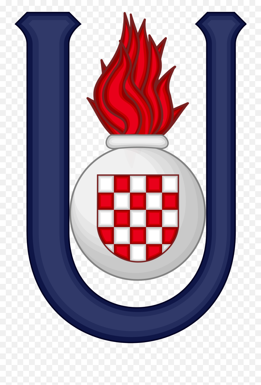 Fileustaše Symbolsvg - Wikimedia Commons Ustaše Coat Of Arms Emoji,Grenade Emoji 256x256