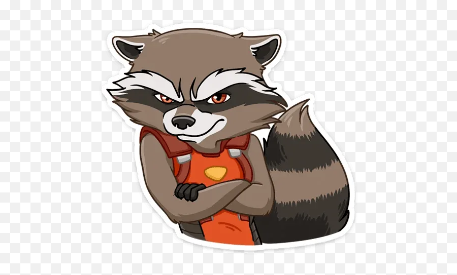 Rocket U0026 Grootu201d Stickers Set For Telegram - Png Emoji,Groot Emoji Facebook