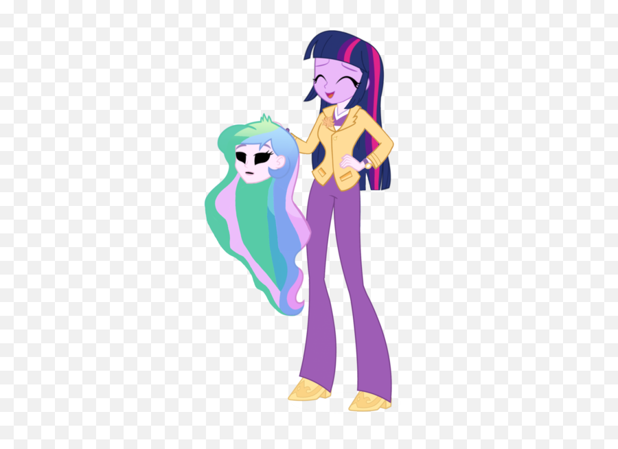 Bodysuit Covering Derpibooru Import - Equestria Girls Principal Twilight Emoji,A Girl Puttin On A Mask To Hide Her Emotions