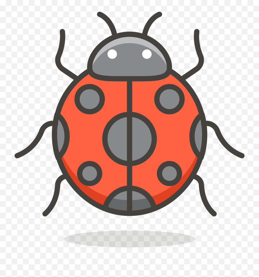 Lady Beetle Emoji Clipart - Dot,Insect Emoji