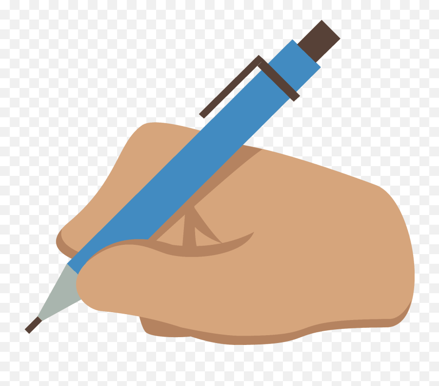Writing Hand Tone Emoji - Emojis De Manos Escribiendo,Reversed Hand Emoji