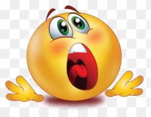 Shouting Frightened Scared Face Emoji - Emoji Shouting,Scared Emojis Pdf