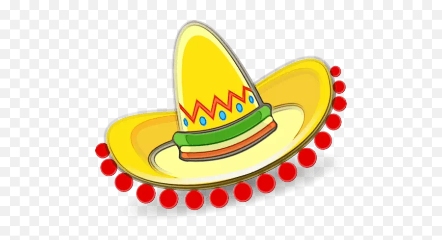 Stickers For Whatsapp - Transparent Background Sombrero Clipart Emoji,Vetor Emoticon Louco