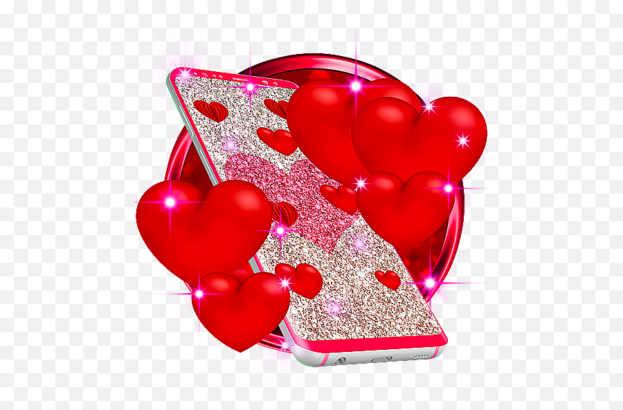 I Love You Hearts Live Wallpaper U2013 Apps Bei Google Play - Party Supply Emoji,Dope Emoji Backgrounds