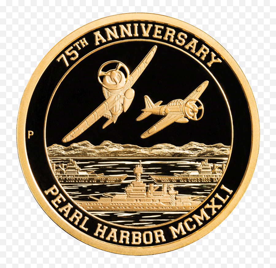 Pearl Harbor Gold Coin - Uh Manoa Emoji,Emotions Of Pearl Harbor Attack Americans