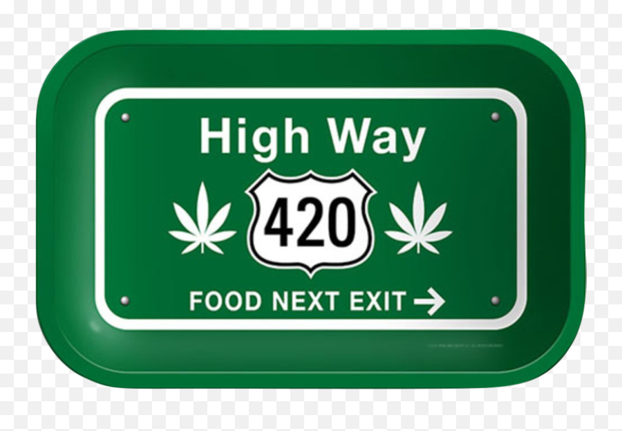 High Way 420 Rolling Tray Rolling Papers Emoji,Smoke High Emojis
