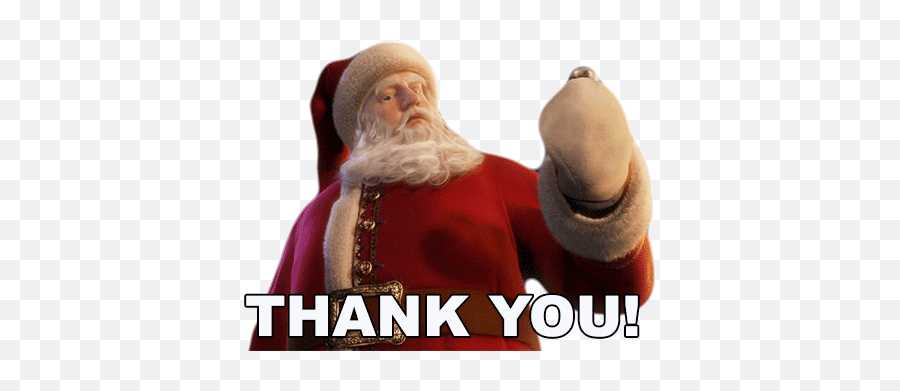 Thank You Santa Claus Sticker - Thank You Santa Claus The Emoji,Tradiciones Emojis