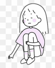 Tumblr Wallpaper Girl Pink Sticker By Evil Girlly - Fictional Character Emoji,Girl Emoji Wallpaper
