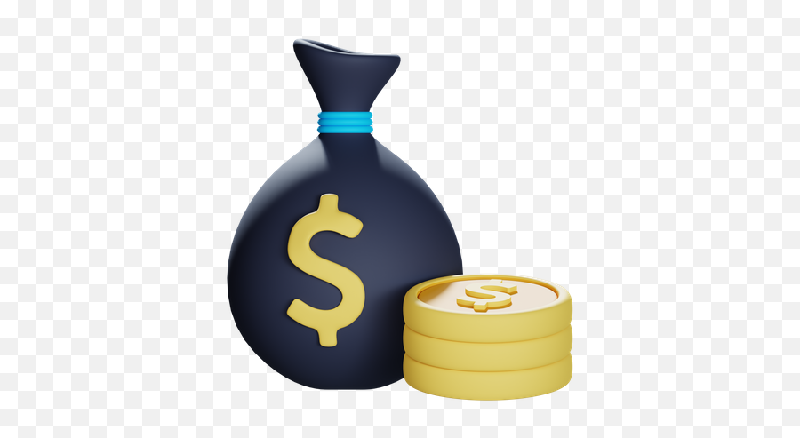 Money Bag 3d Illustrations Designs Images Vectors Hd Graphics Emoji,Moeny Bag Emoji