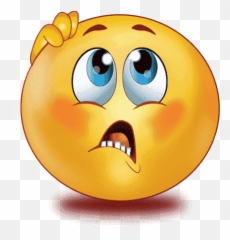 Thinking Emoji Png Free Download - Free Thinking Emoji Png,Thinking Emoticon