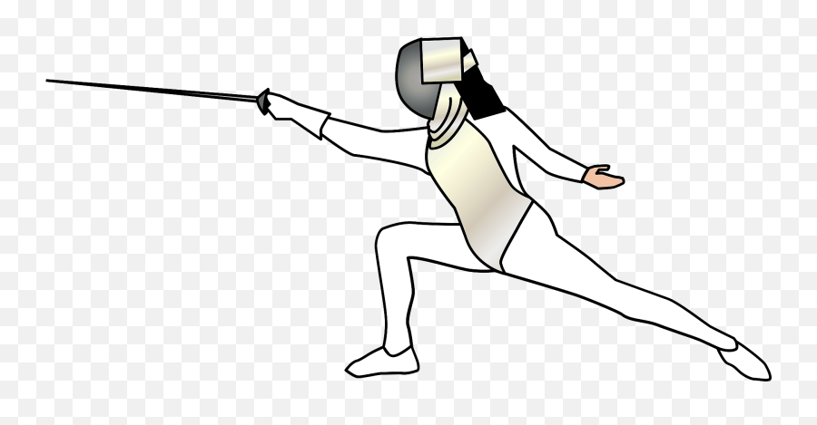 Fencing Sports Clipart - Fencing Mask Emoji,Fencer Emoji