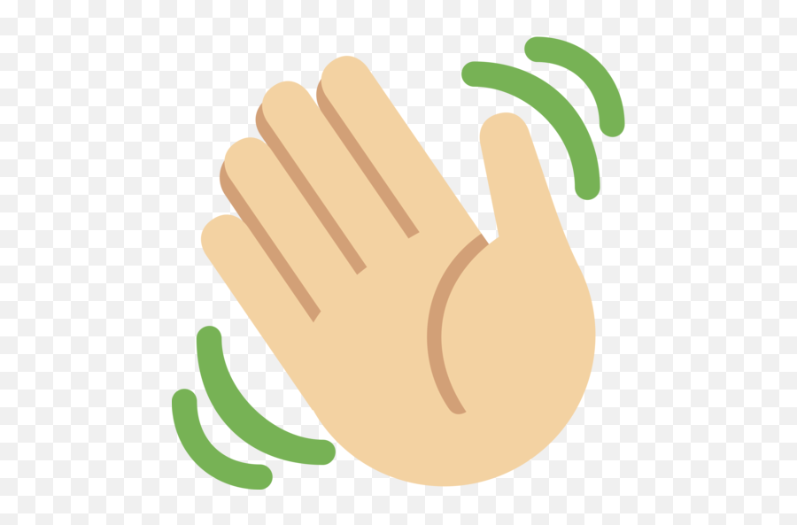 Medium - Hand Waving Emoji,Shaking Finger Emoji