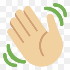 Medium - Hand Waving Emoji,Shaking Finger Emoji
