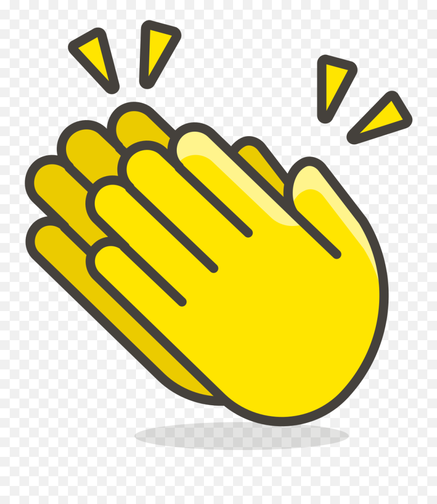 Clapping Hands Free Icon Of 780 Free Vector Emoji - Clapping Hands Free Vector,Folded Hand Emoji