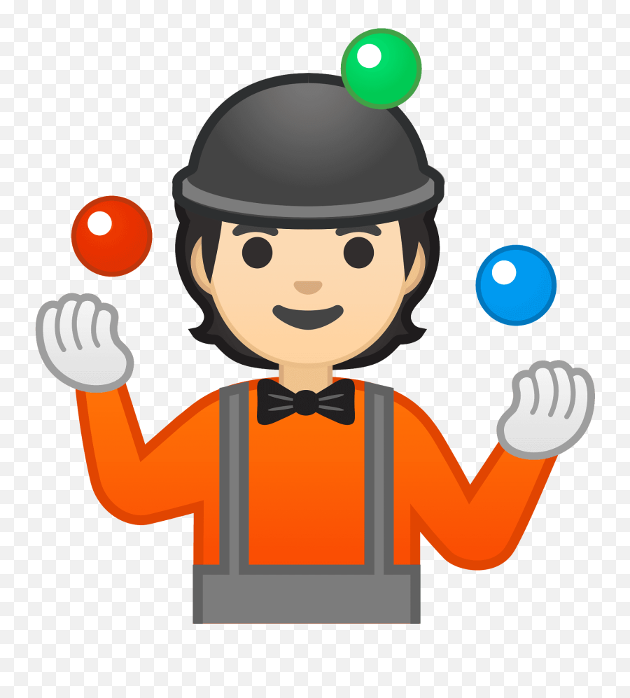 Person Juggling Emoji Clipart Free Download Transparent - Desenho Do Malabarista Png,Emoji 11.0