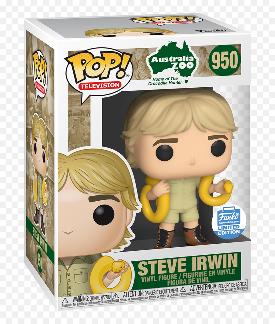 Vinyl Figure The Crocodile Hunter Steve Irwin Pop Film - U0026 Tv Steve Irwin Pop Vinyl Emoji,Emoji Movie Funko Pop