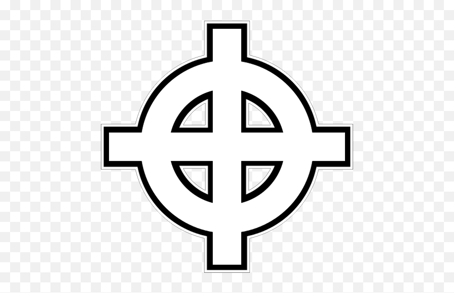 Croce - White Celtic Cross Png Emoji,Emoticon Svastica