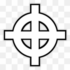 Croce - White Celtic Cross Png Emoji,Emoticon Svastica